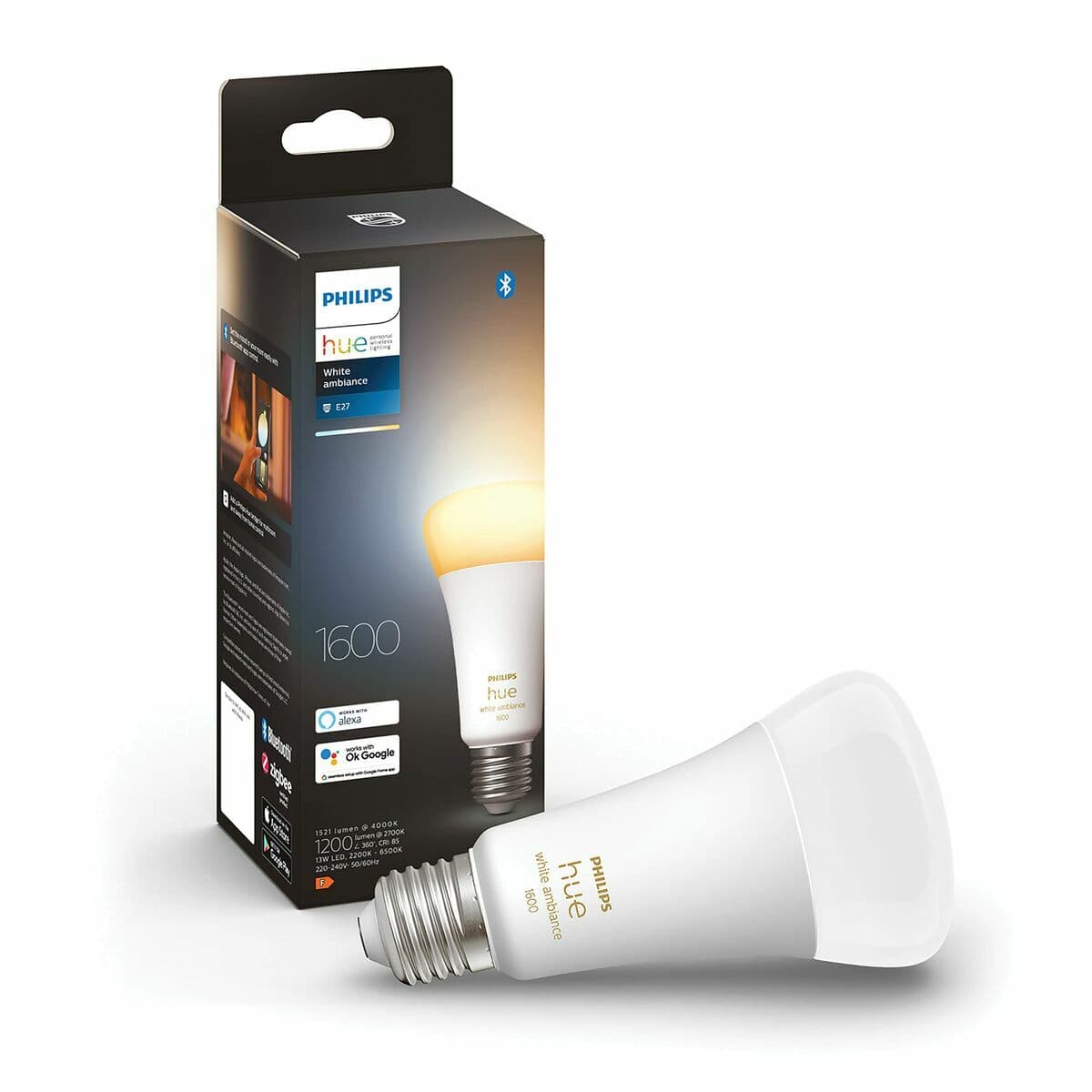 Bombilla Inteligente Philips Pack de 1 E27 13 W E27 LED 2200K 6500 K