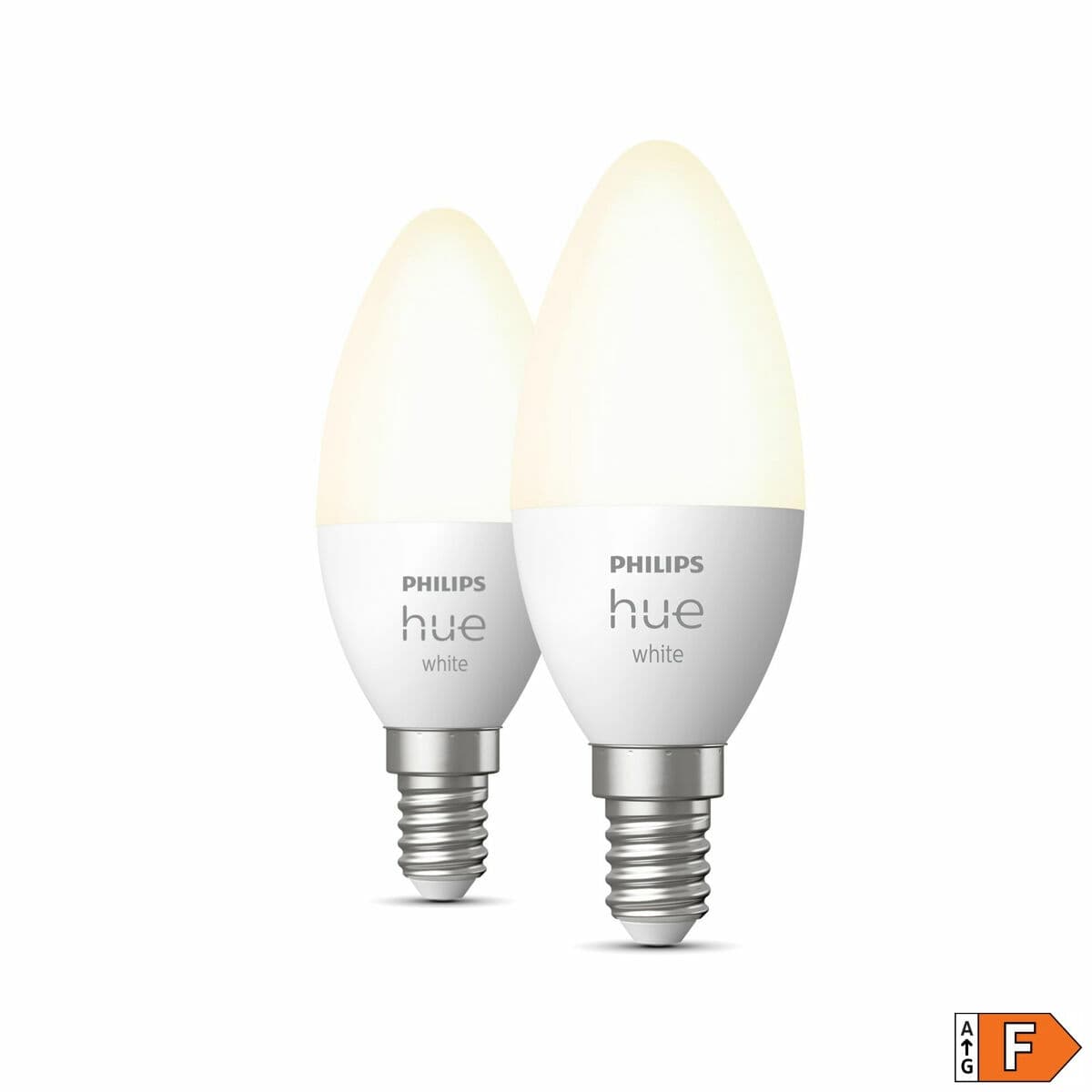 Bec LED Philips 8719514320628 Alb F E14 E27 470 lm (2 Unități) - Image 2