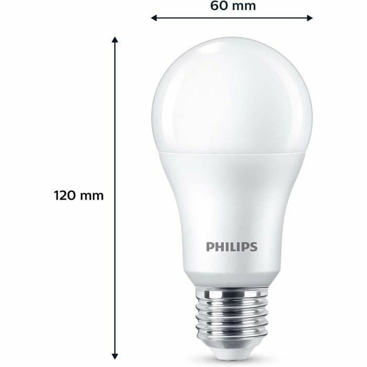 LED-Lampe Philips A67 Weiß E 100 W E27 3 Stück (4000 K) - Image 5