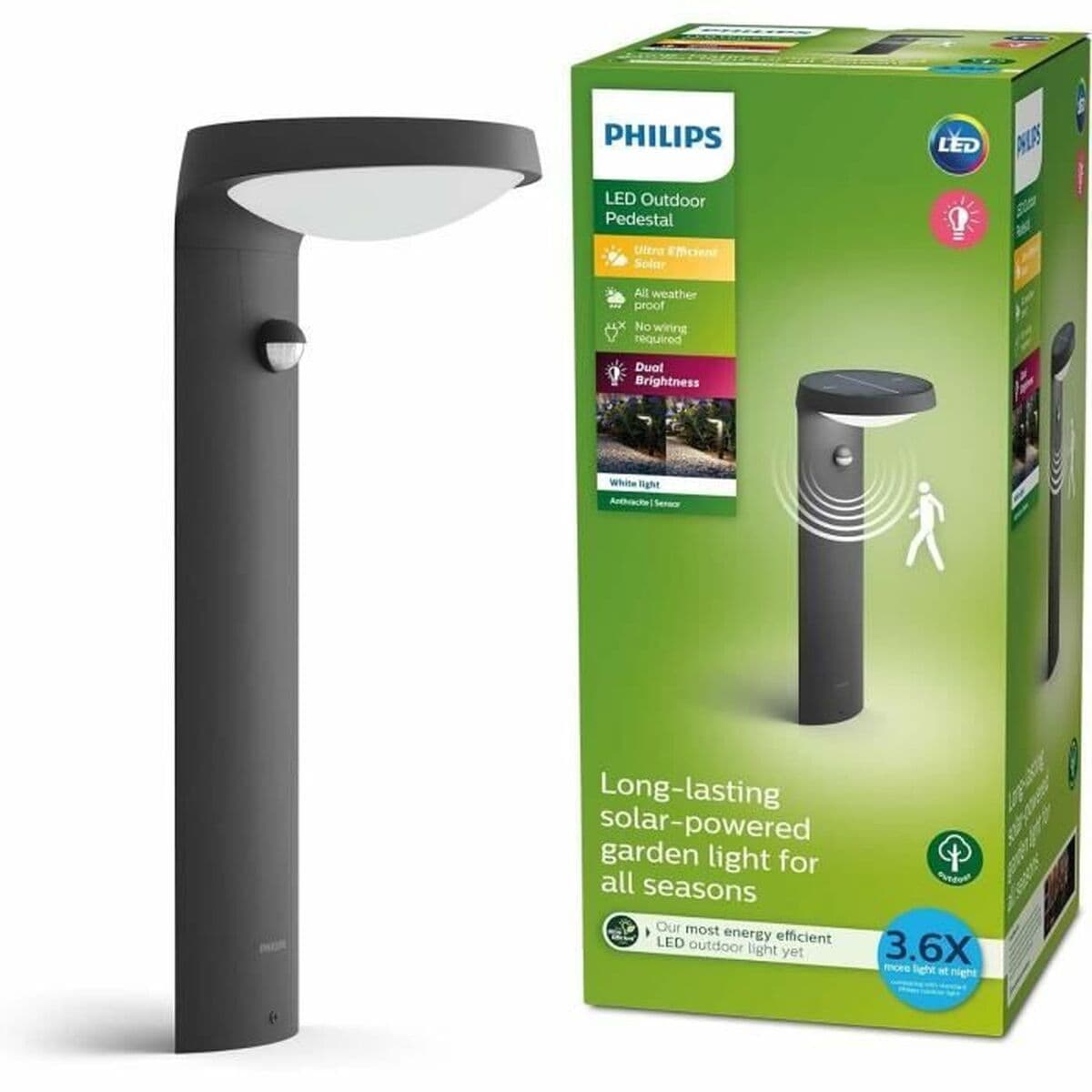 lampa Philips Melns E27 (1 gb.)
