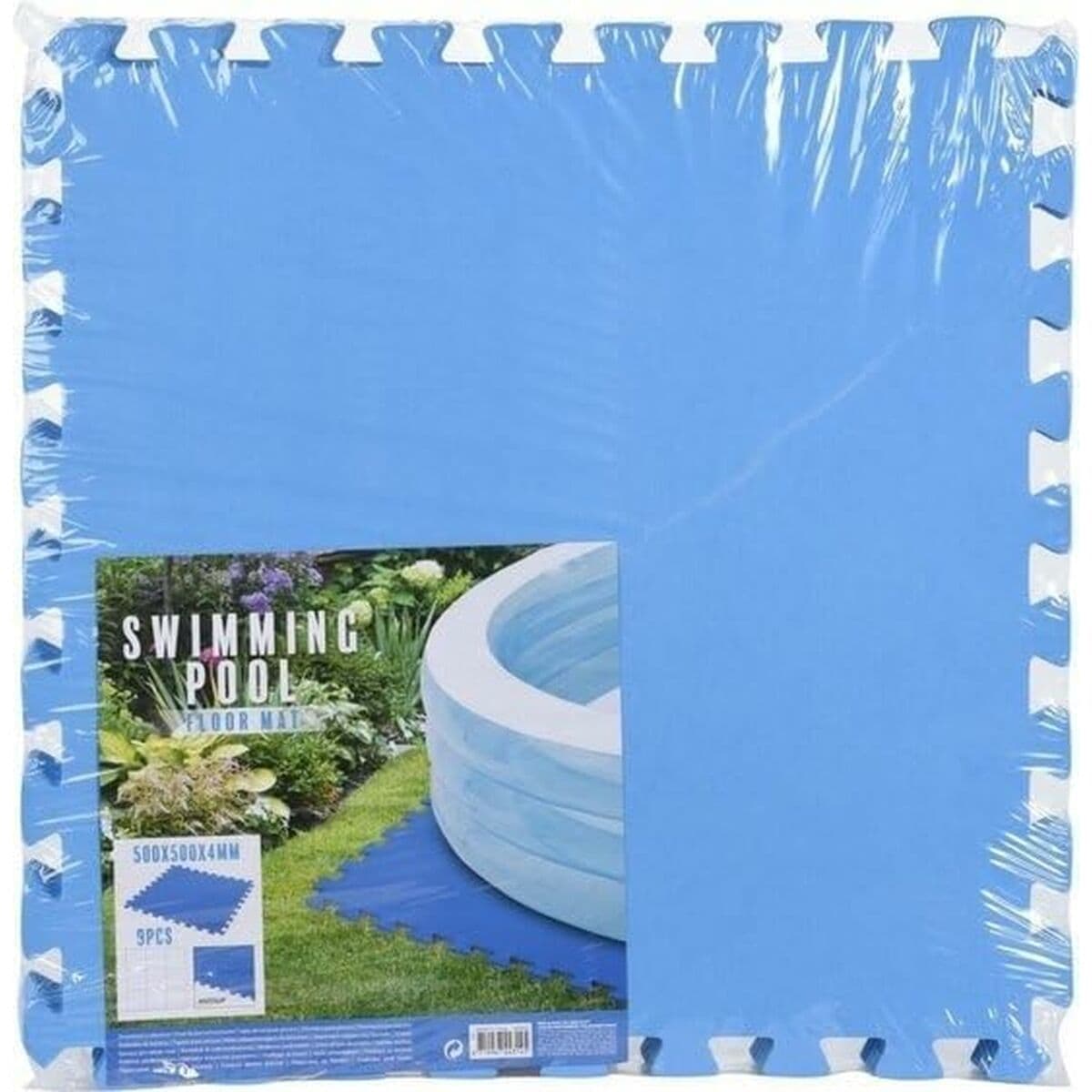 Suelo protector para piscinas desmontables 50 x 50 cm (9 Unidades) - Image 2