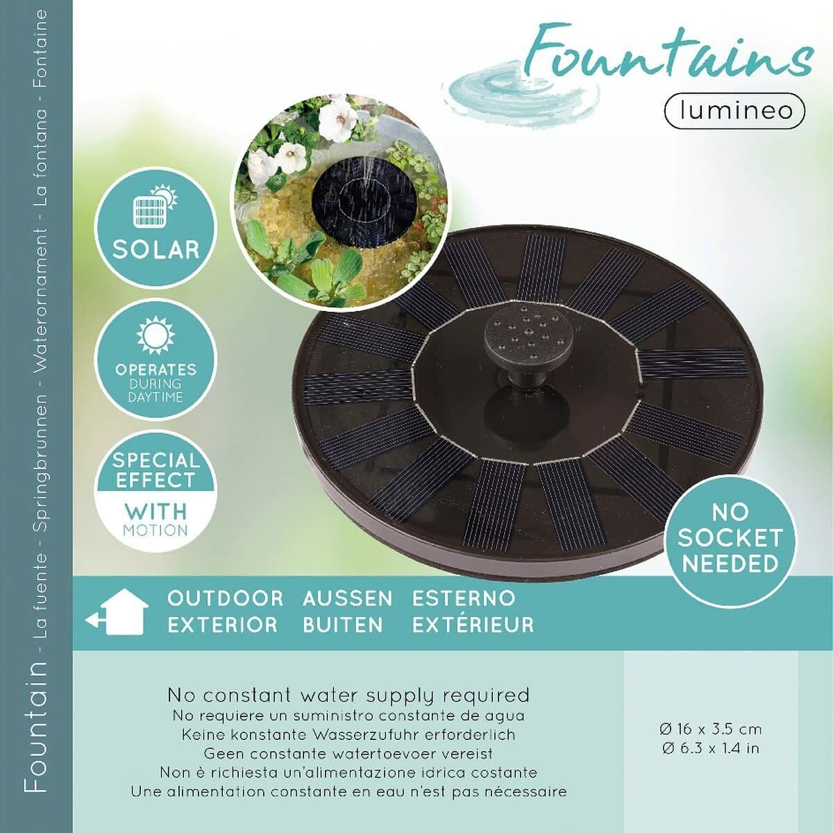 Fuente de Jardín Lumineo fountains 893017 Plástico 16 x 3,5 cm - Image 3
