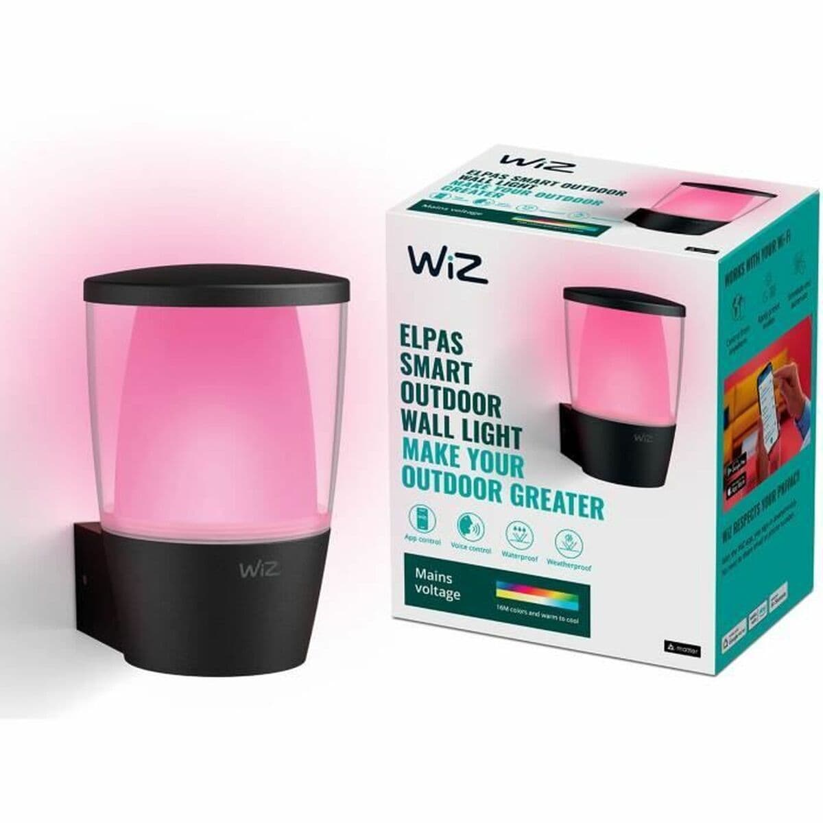 Applique Murale Wiz Noir Métal Plastique 950 Lm - Image 3