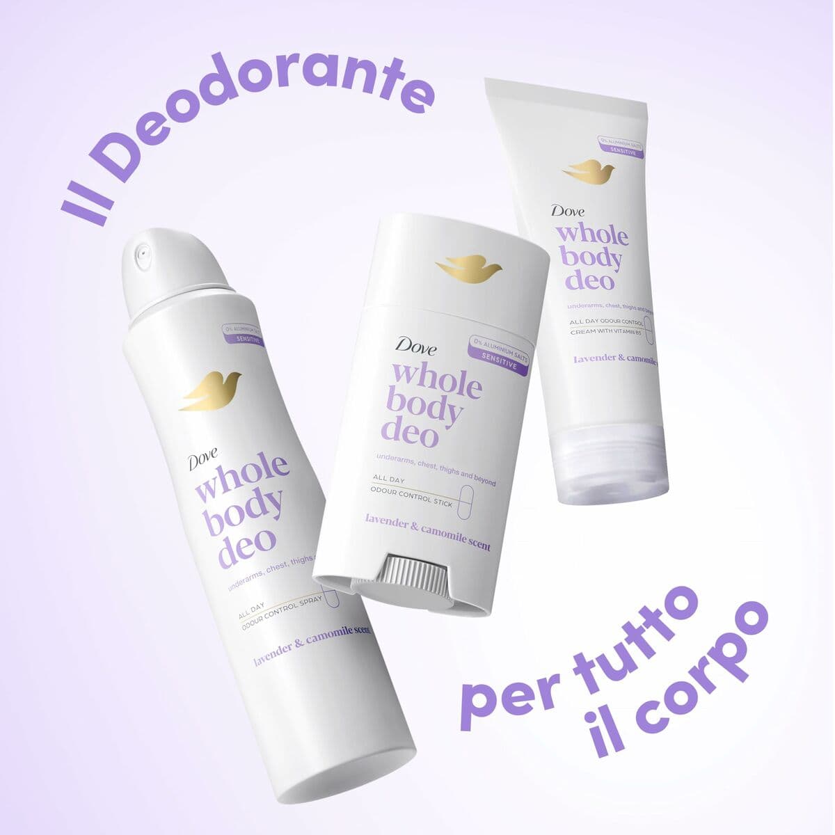 Desodorante en Spray Dove LAVANDA & CAMOMILA 150 ml - Image 7