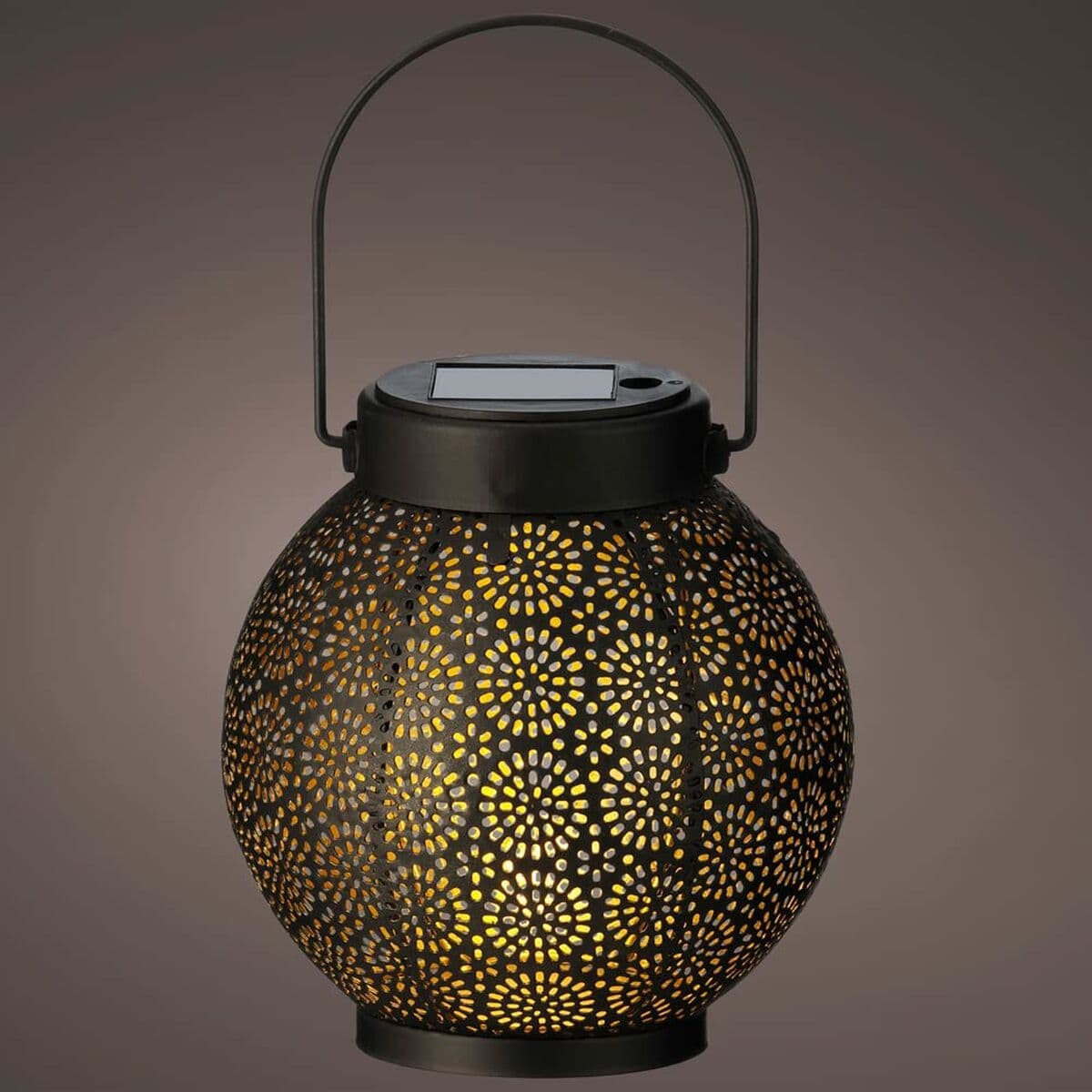 Farolillo Lumineo 897539 Solar 16 cm Negro Metal - Image 2