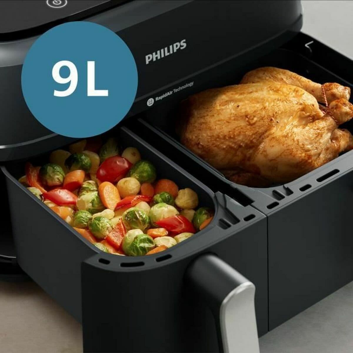 Heißluftfritteuse Philips Na351.00 Schwarz 9 L - Image 2