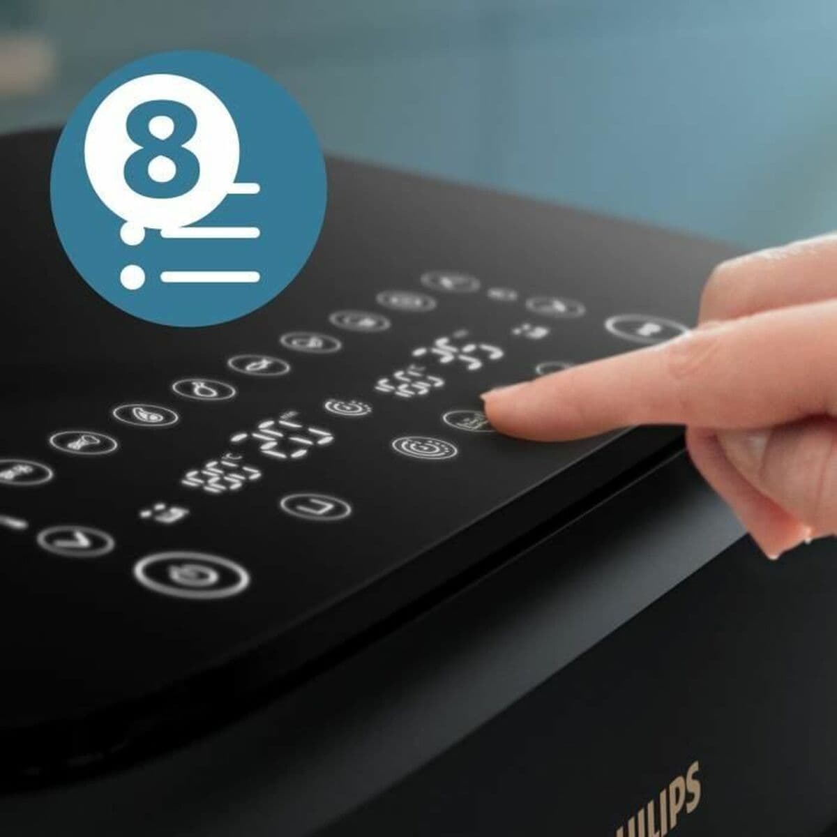 Heißluftfritteuse Philips Na351.00 Schwarz 9 L - Image 6