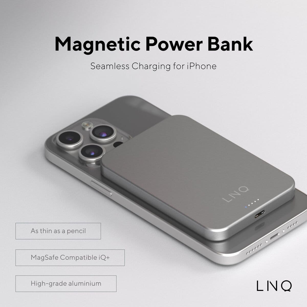 Powerbank Linq Byelements LQWP052 Silvrig 5000 mAh - Image 6