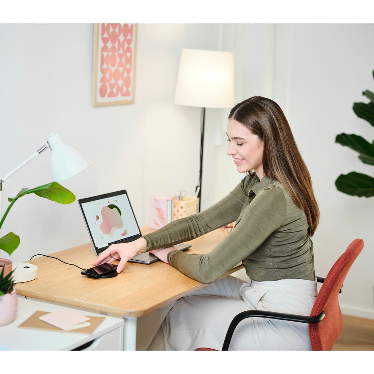 Trådlös laddare Trust 24784 Svart USB-C 15 W - Image 6