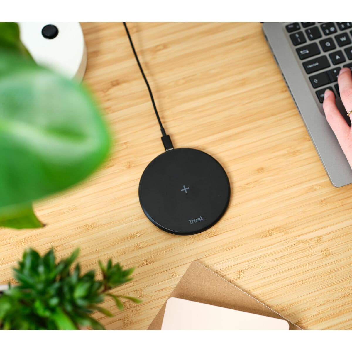 Trådlös laddare Trust 24784 Svart USB-C 15 W - Image 5