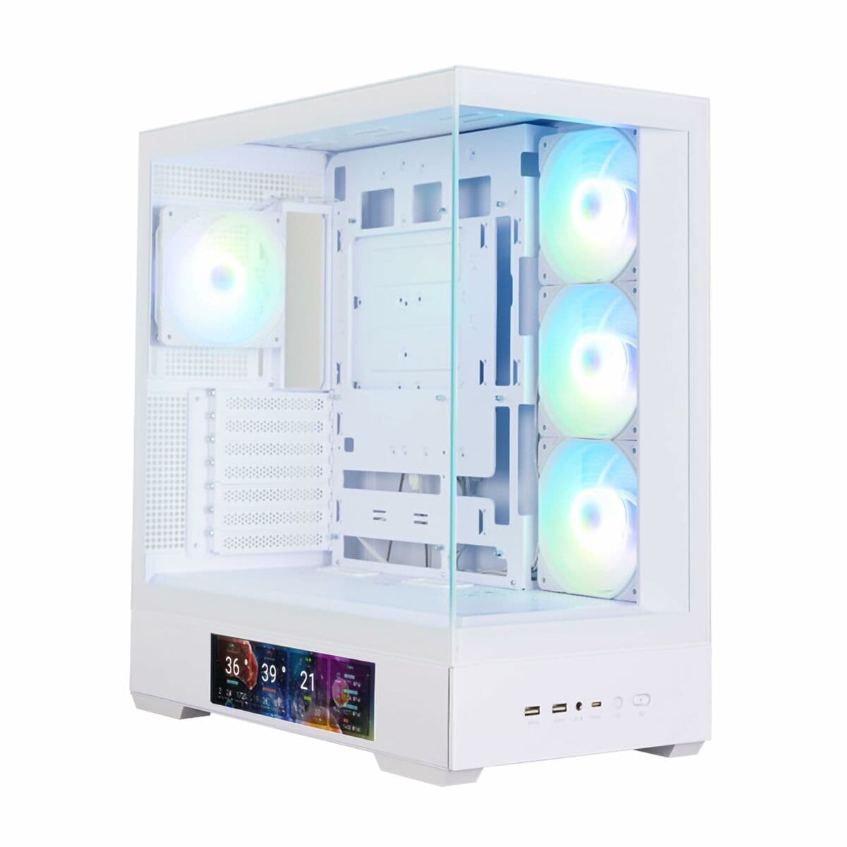 Unitate Semi-tower ATX Zalman P40 DS Alb - Image 15