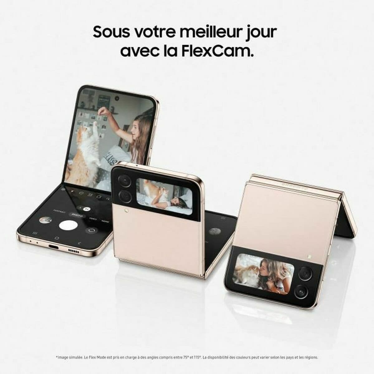 Smartphone Samsung Galaxy Z Flip4 5G 6,7" 5G 3840 x 2160 px 6,7" 8 GB RAM 256 GB Bleu 256 GB - Image 5