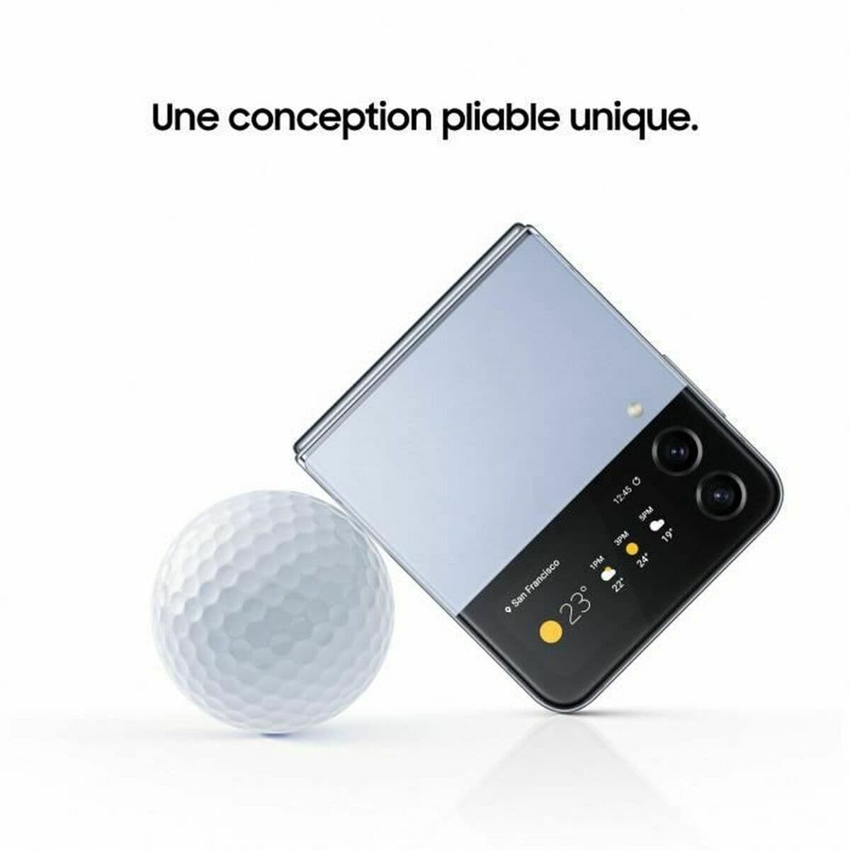 Smartphone Samsung Galaxy Z Flip4 5G 6,7" 5G 3840 x 2160 px 6,7" 8 GB RAM 256 GB Bleu 256 GB - Image 2