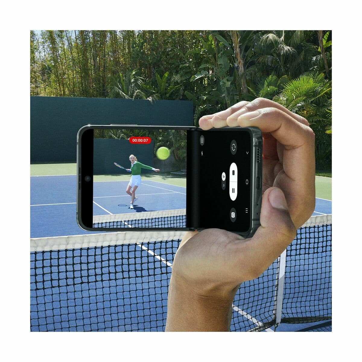 Smartphone Samsung Galaxy Z Flip4 5G F721 6,7" 8 GB RAM 128 GB Grå Stål - Image 3