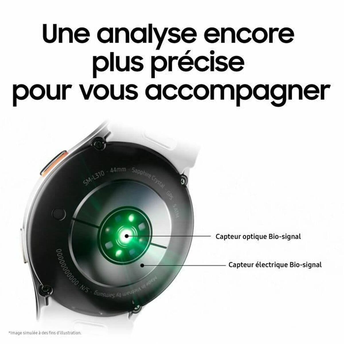 Montre intelligente Samsung Galaxy Watch7 Vert 1,3" 40 mm - Image 5
