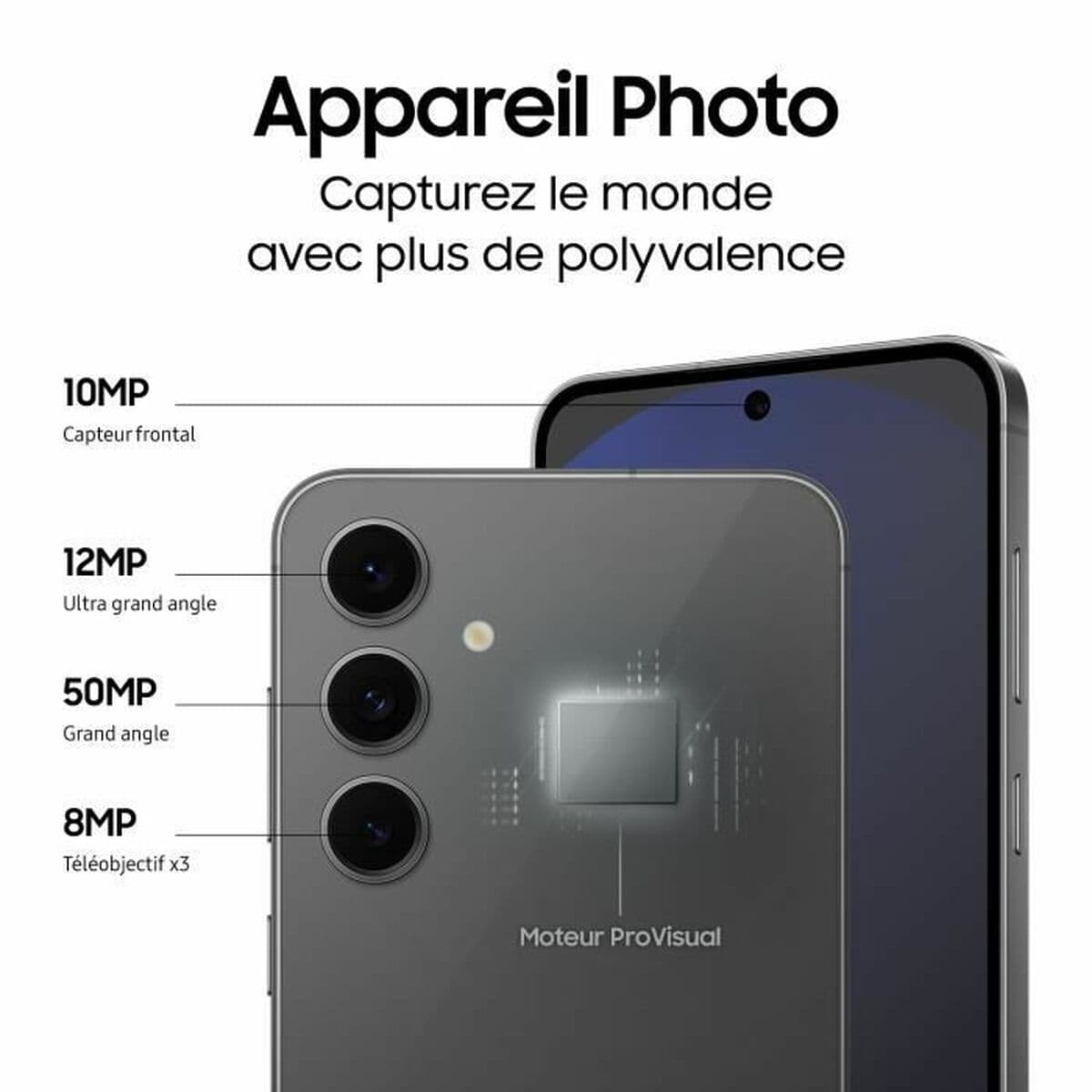 Smartphone Samsung Galaxy S24 FE 5G 6,7" 8 GB RAM 128 GB Grigio - Image 7