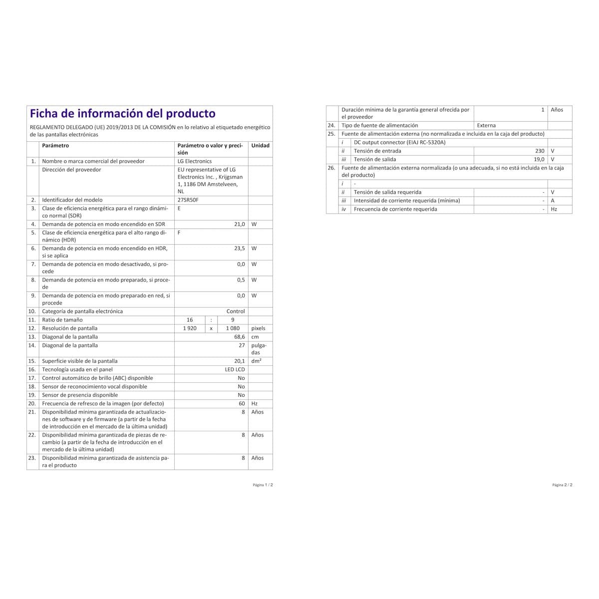 Monitor Gaming LG 27SR50F-B 27" Full HD (Recondiționate A) - Image 53