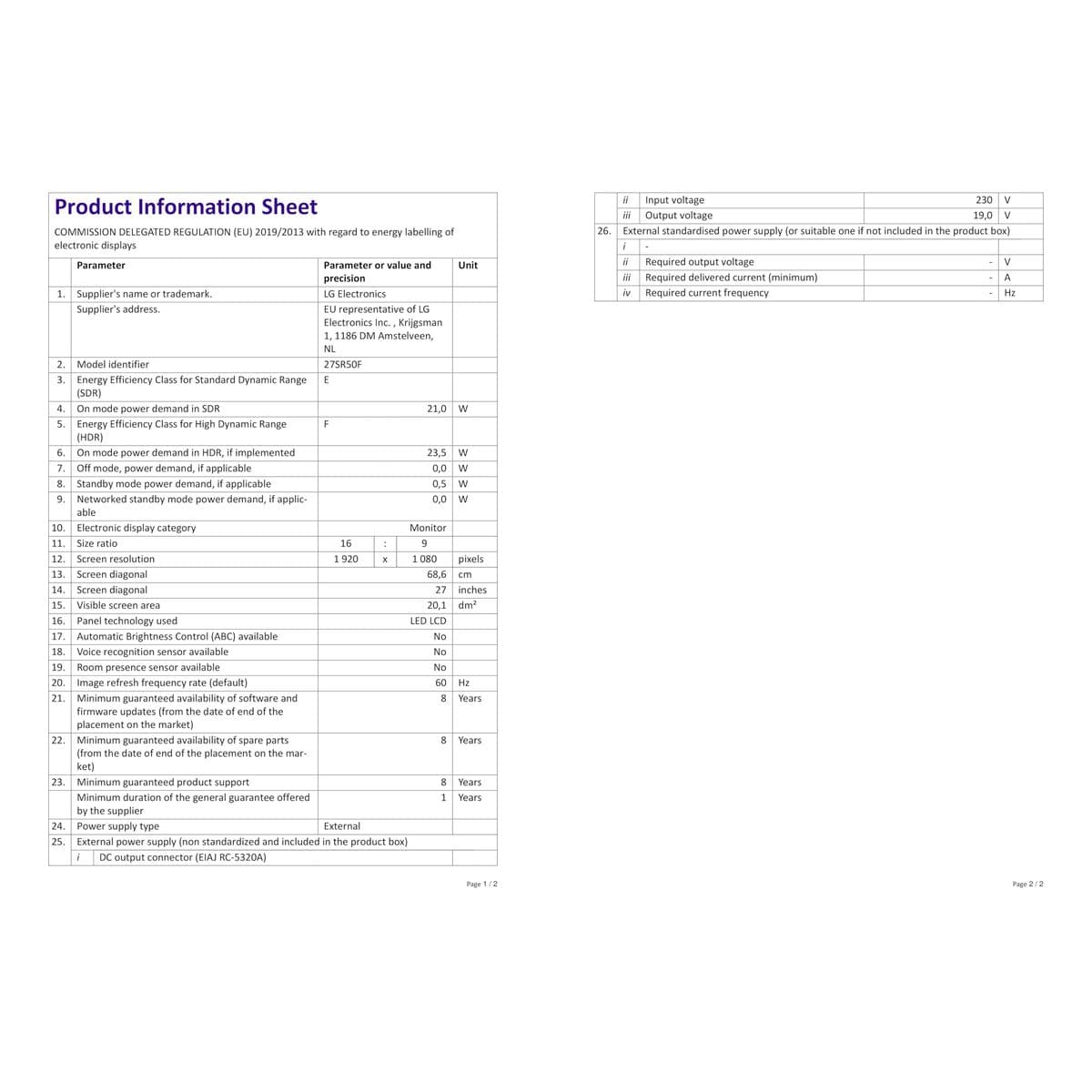 Monitor Gaming LG 27SR50F-B 27" Full HD (Recondiționate A) - Image 56