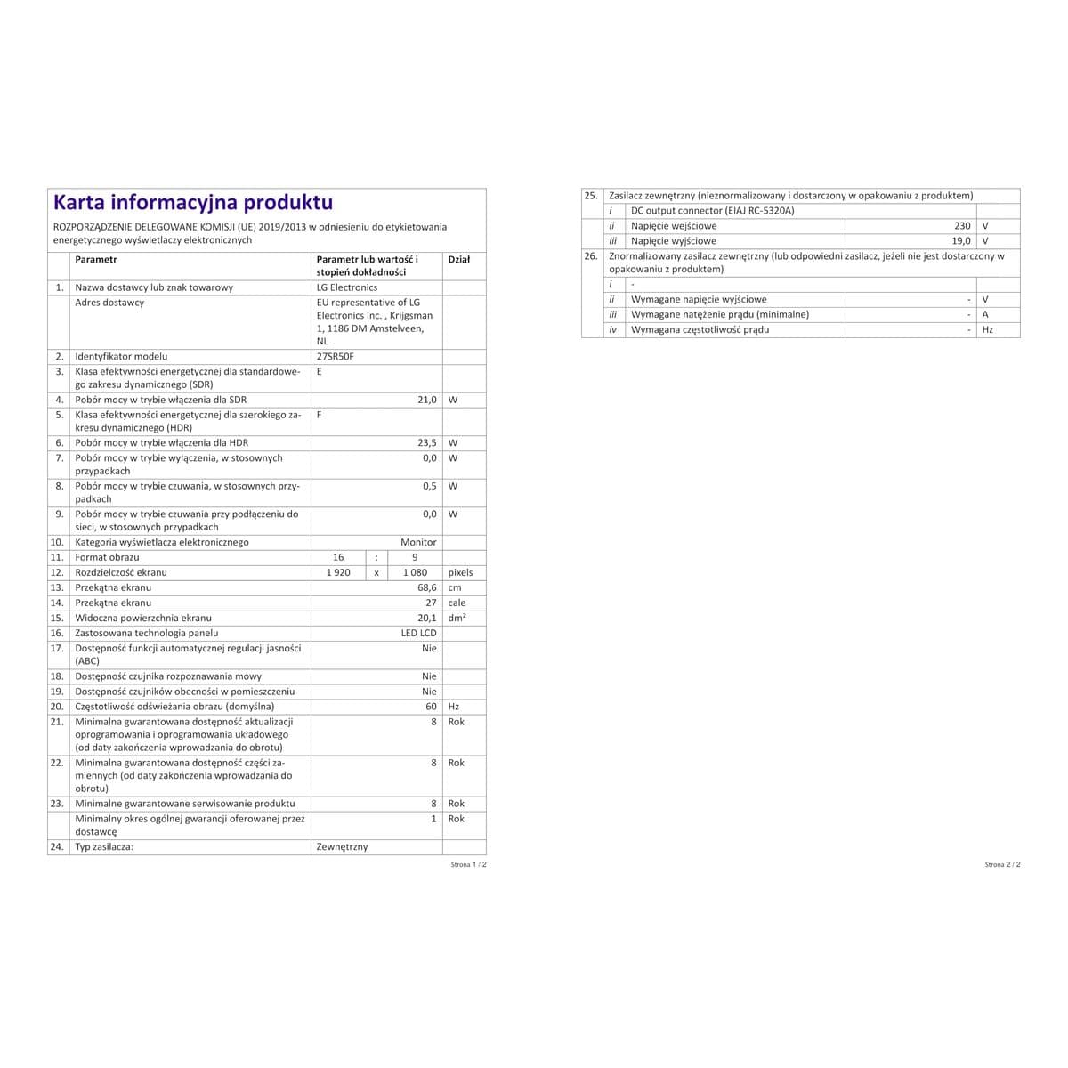 Monitor Gaming LG 27SR50F-B 27" Full HD (Recondiționate A) - Image 57