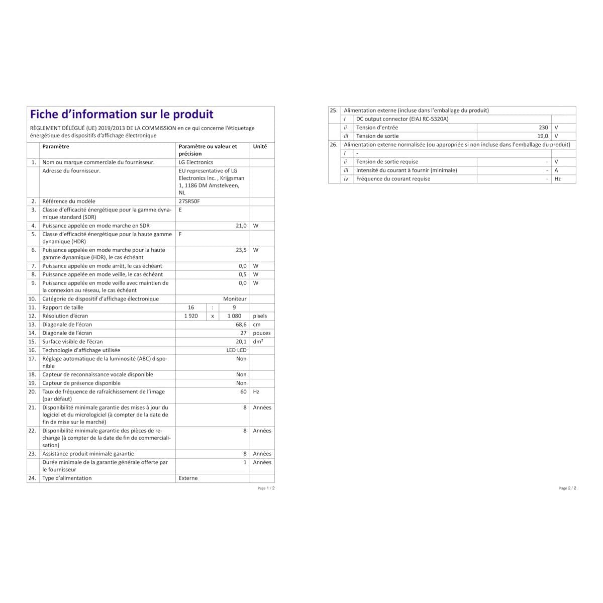 Monitor Gaming LG 27SR50F-B 27" Full HD (Recondiționate A) - Image 45