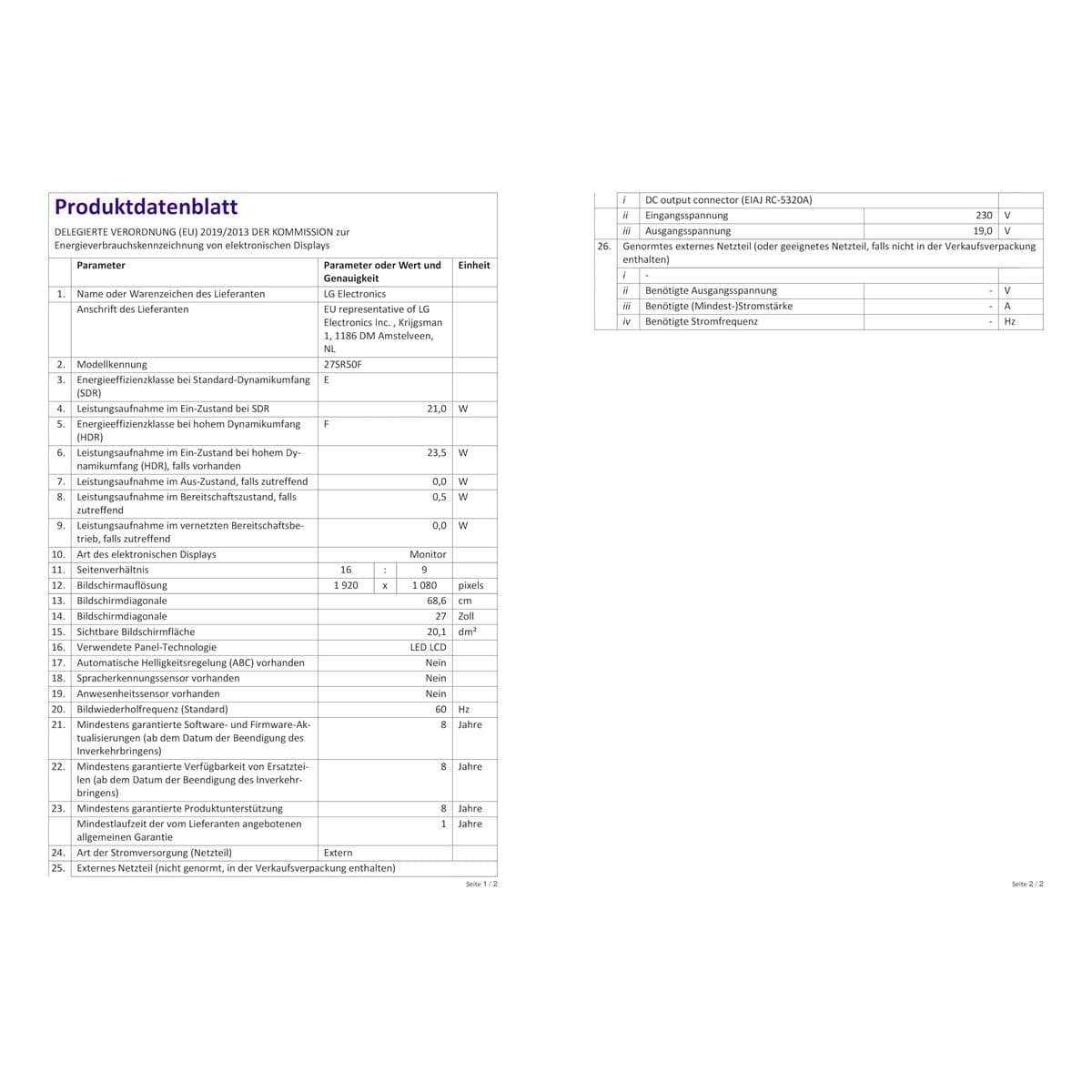 Monitor Gaming LG 27SR50F-B 27" Full HD (Recondiționate A) - Image 51