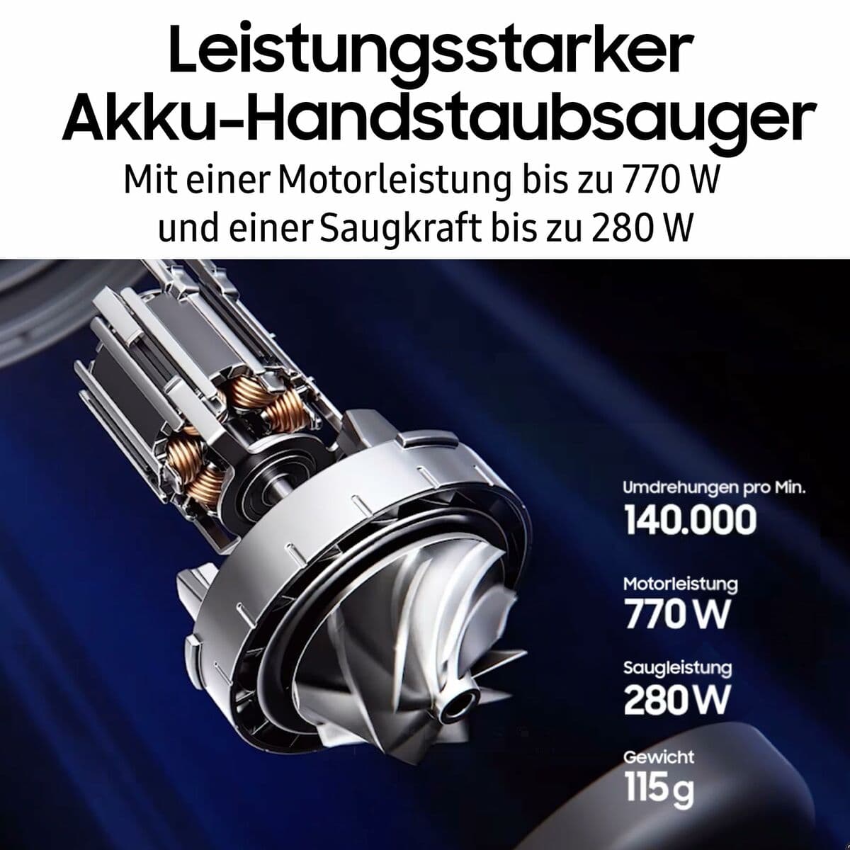 Dammsugarborste Samsung AI Jet PetPRO 770 W - Image 13