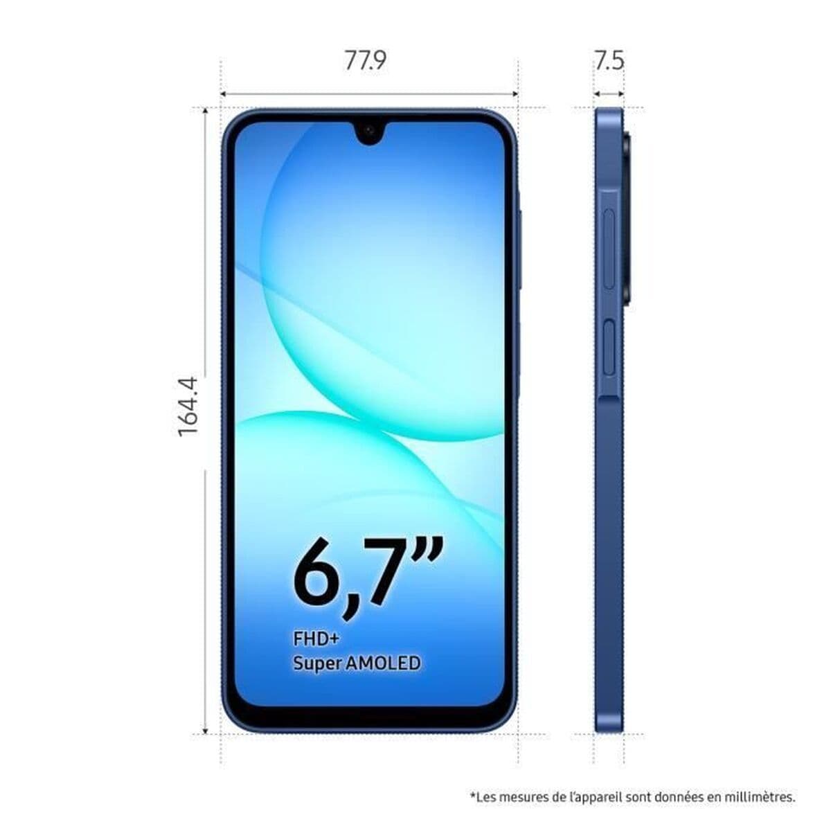 Smartphone Samsung A17 SM-A176B 4 GB RAM 6,7" 128 GB Bleu - Image 4