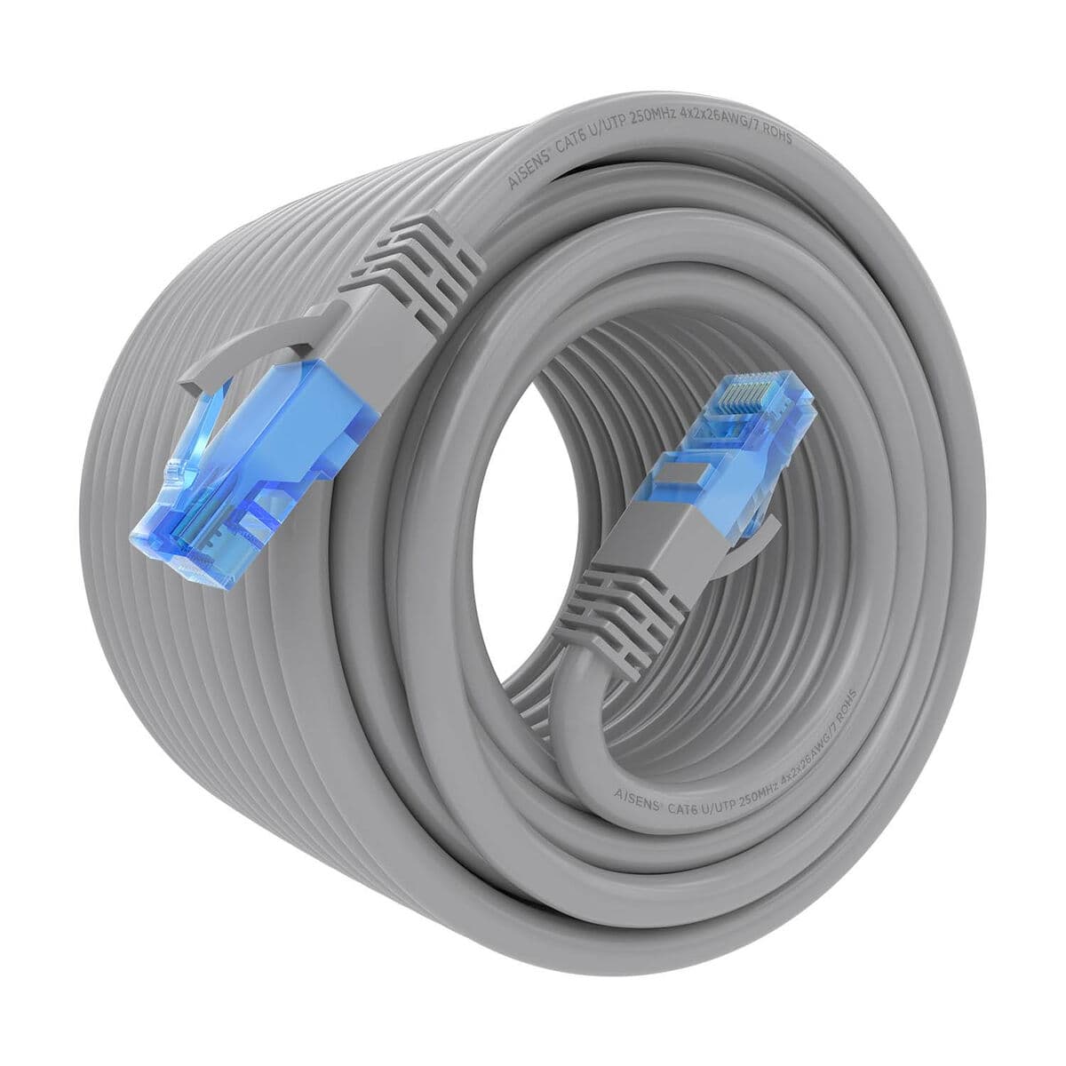 Câble Réseau Rigide UTP 6ème Catégorie Aisens A135-0783 Gris 15 m - Image 6