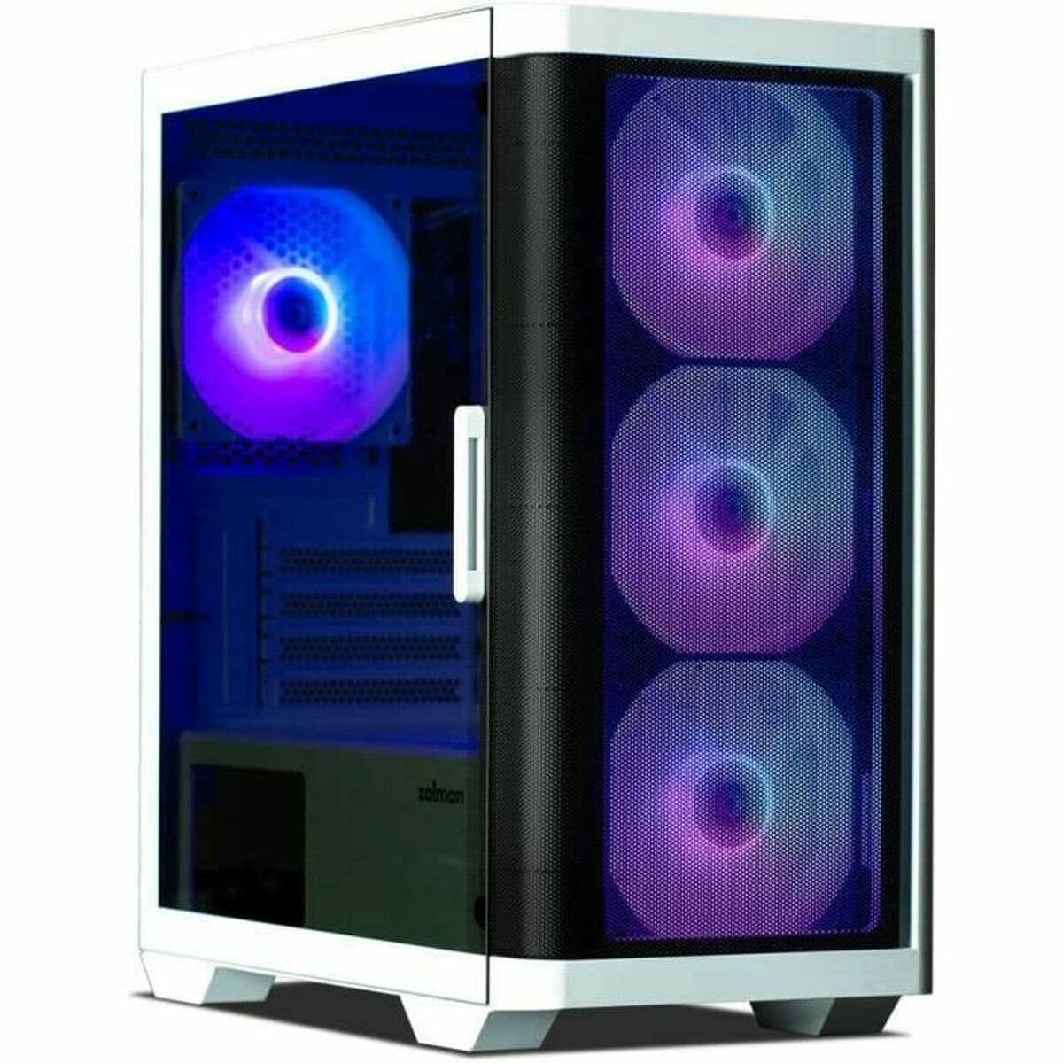Unitate Semi-tower ATX Zalman M4 Alb Negru - Image 3