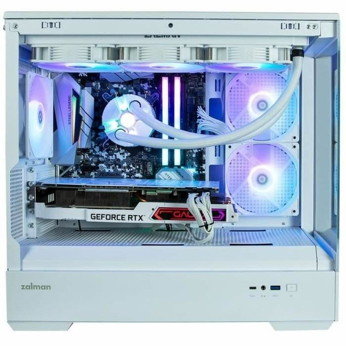 Unitate Semi-tower ATX Zalman P30 Alb - Image 3