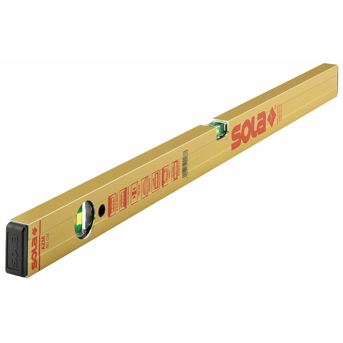 Spirit Level SOLA AZM Aluminium 80 cm - Image 2