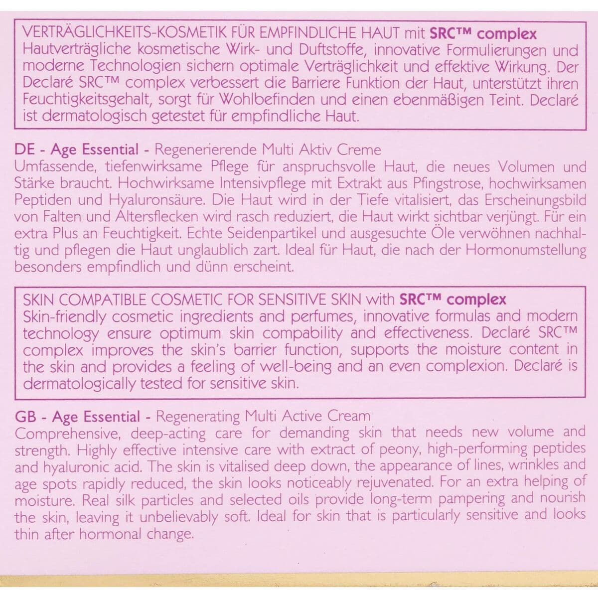 Crema Regeneradora Antiedad Declaré Age Control 50 ml - Image 3