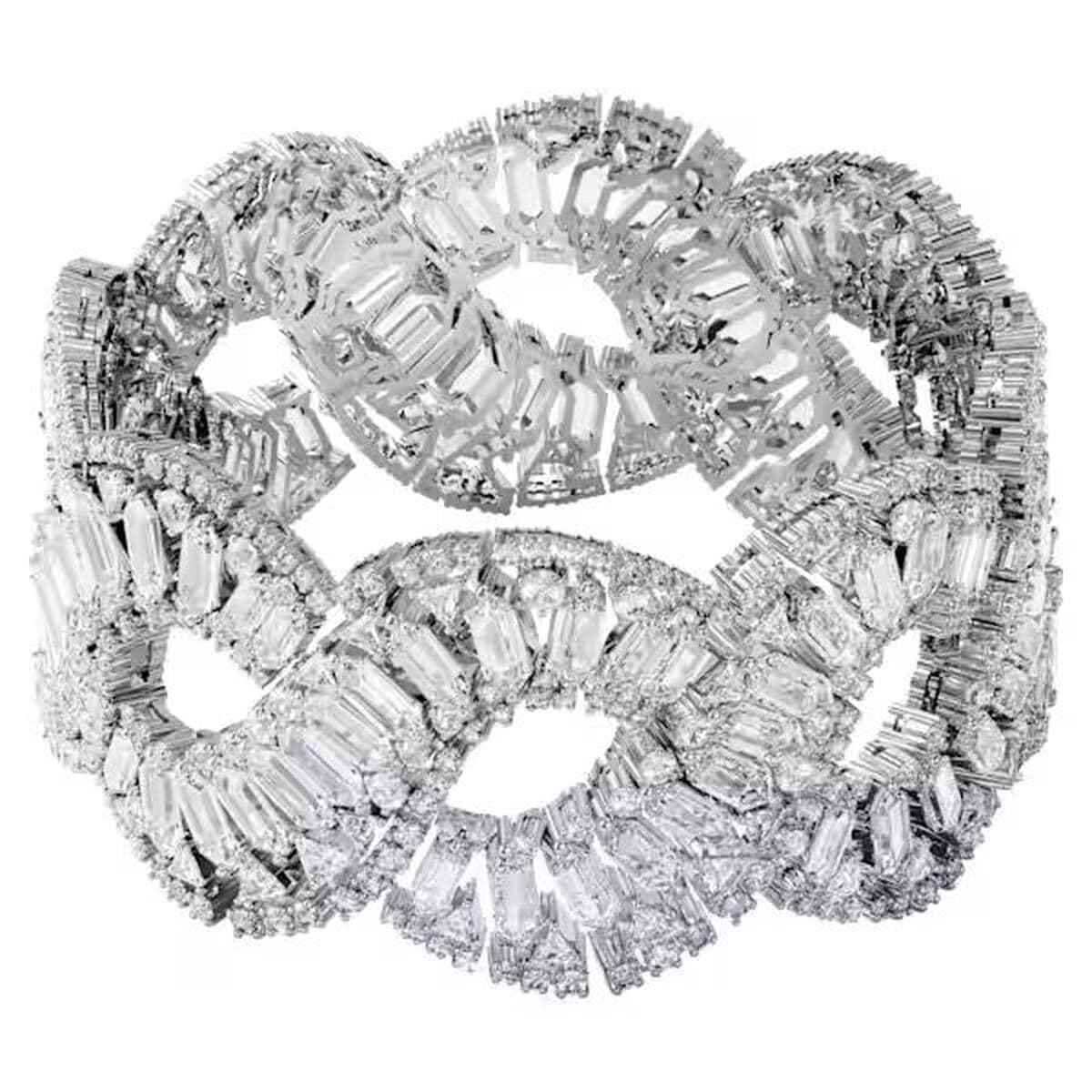 Bransoletka Swarovski 5598351 Szary 18 cm