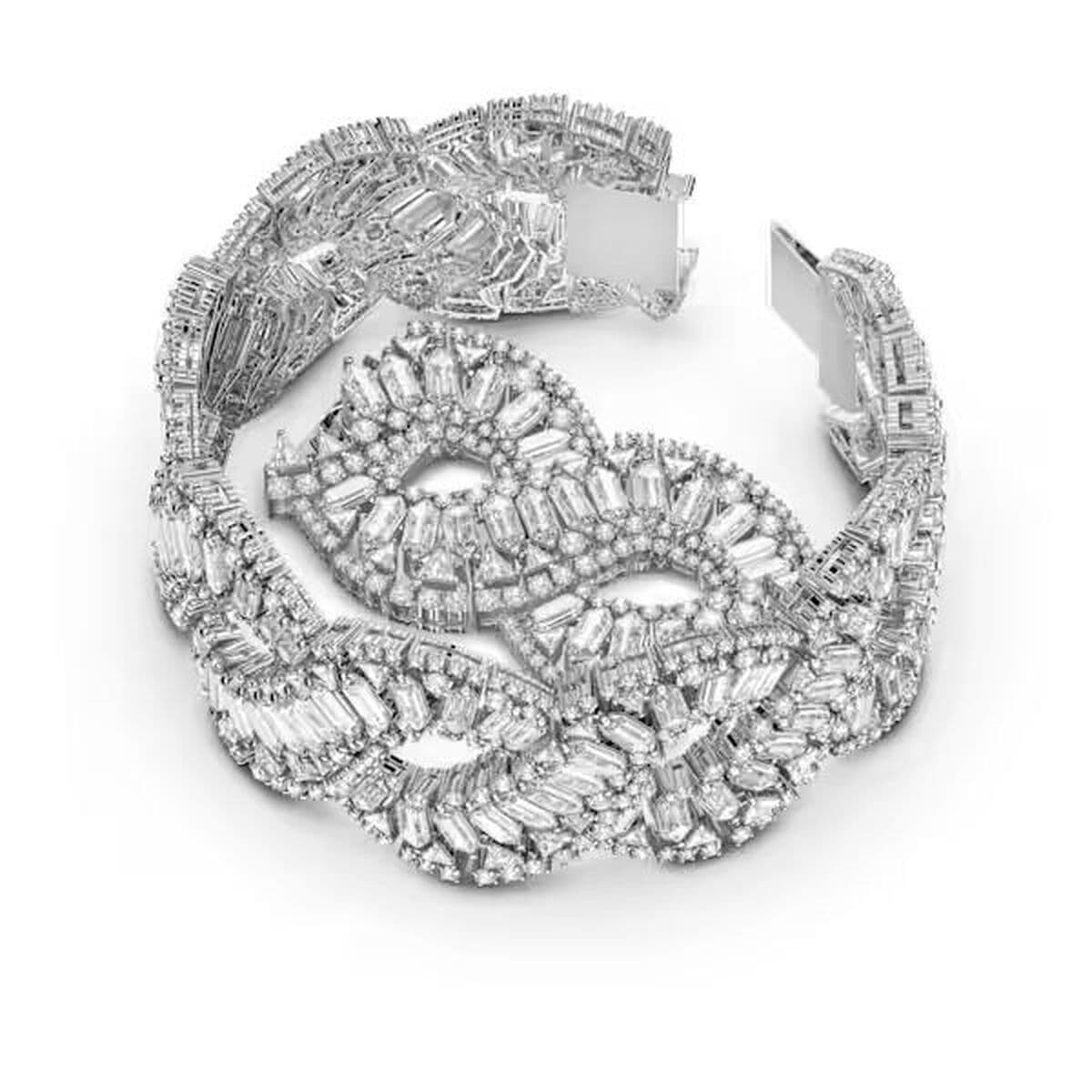 Bransoletka Swarovski 5598351 Szary 18 cm - Image 2