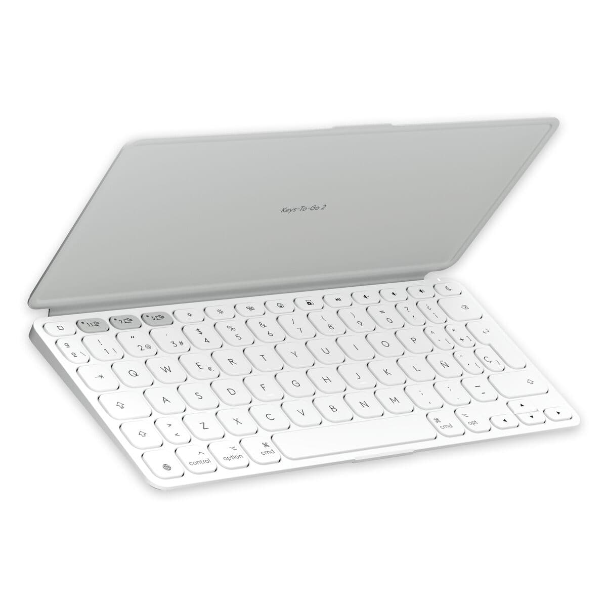 Clavier Bluetooth Logitech 920-013011 Espagnol Qwerty Gris Blanc/Gris - Image 4