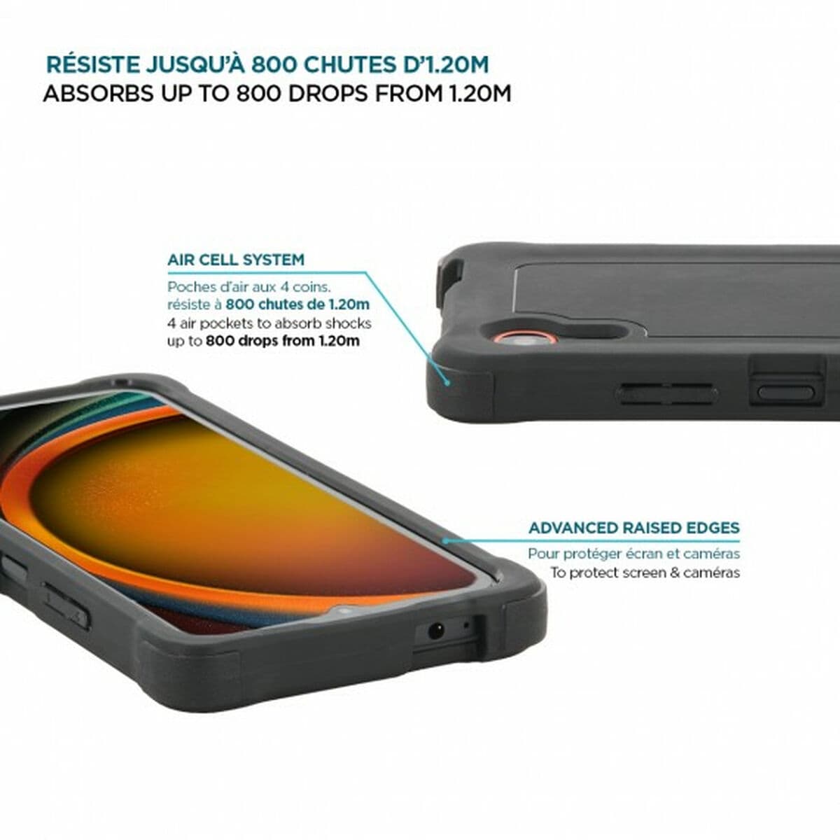 Etui za mobitel Mobilis 054016 Crna Siva - Image 2