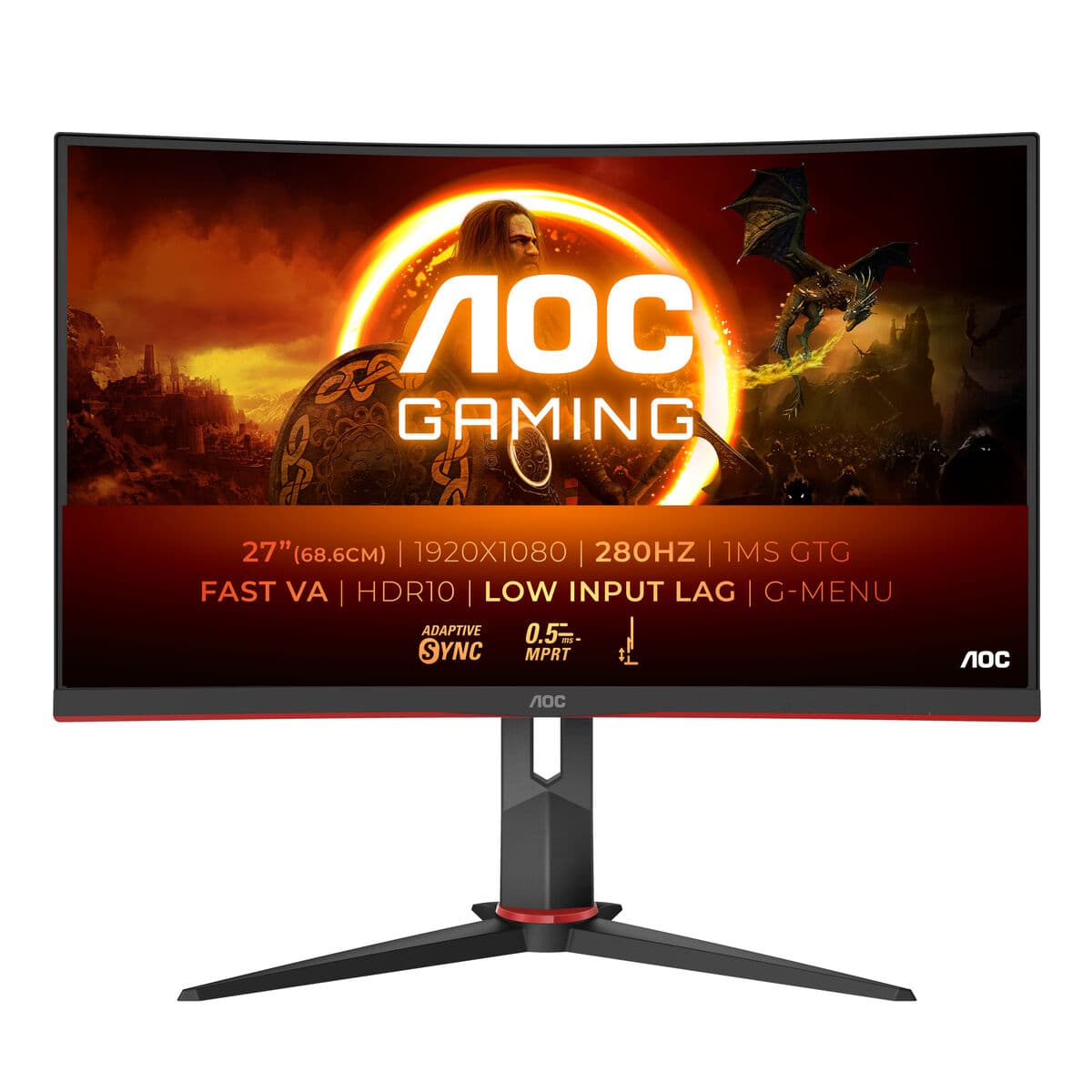 Monitor Gaming AOC C27G2Z3/BK Full HD 27" - Image 10