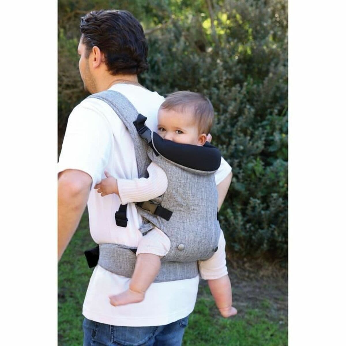 Mochila Portabebé Dreambaby 3-1 Journey Adjustable Baby Carrier Gris 15 kg - Image 3