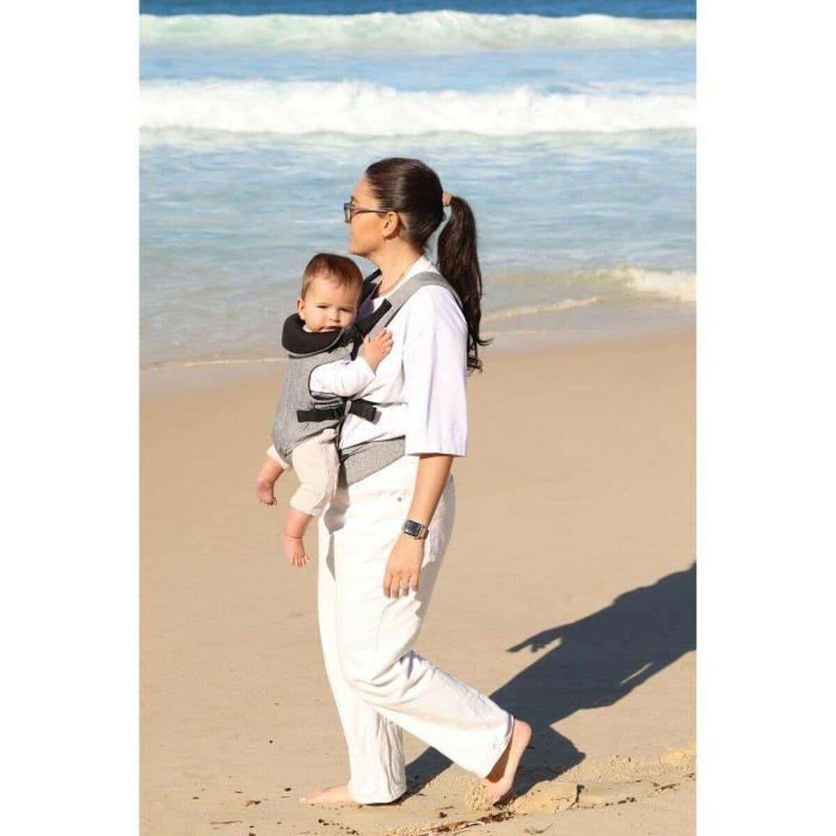 Mochila Portabebé Dreambaby 3-1 Journey Adjustable Baby Carrier Gris 15 kg - Image 5