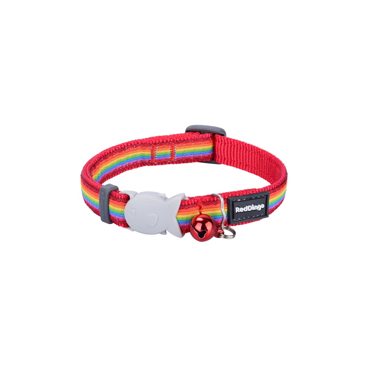 Obojek pro kočky Red Dingo Rainbow 20-32 cm Vícebarevný