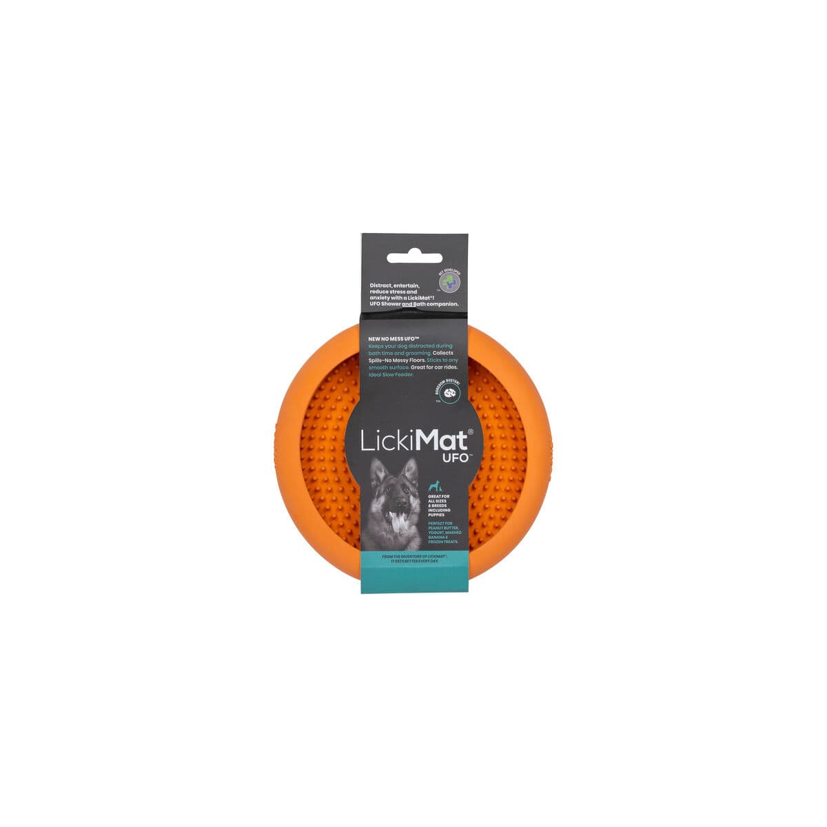 Hund Feeder Lickimat Orange Gummi Moderne - Image 2