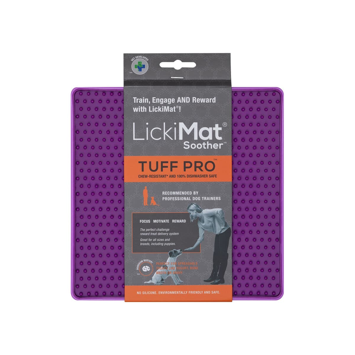 Šunų maisto indas Lickimat Purpurinė polipropileno TPR