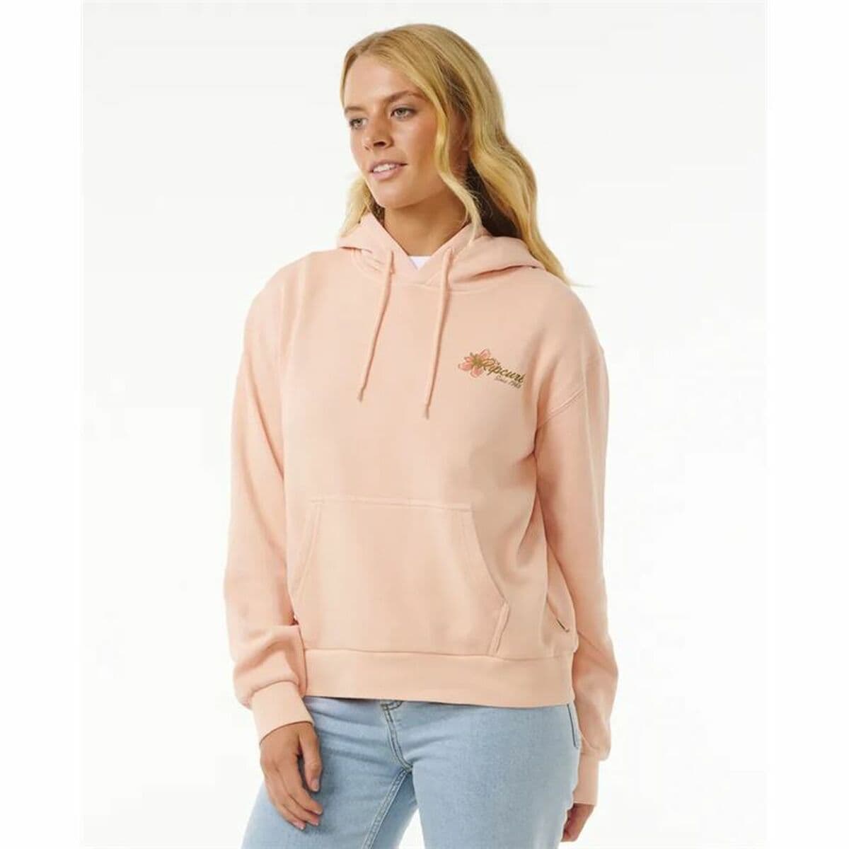 Damen Sweater mit Kapuze Rip Curl Wild Bloom Gelb - Image 3