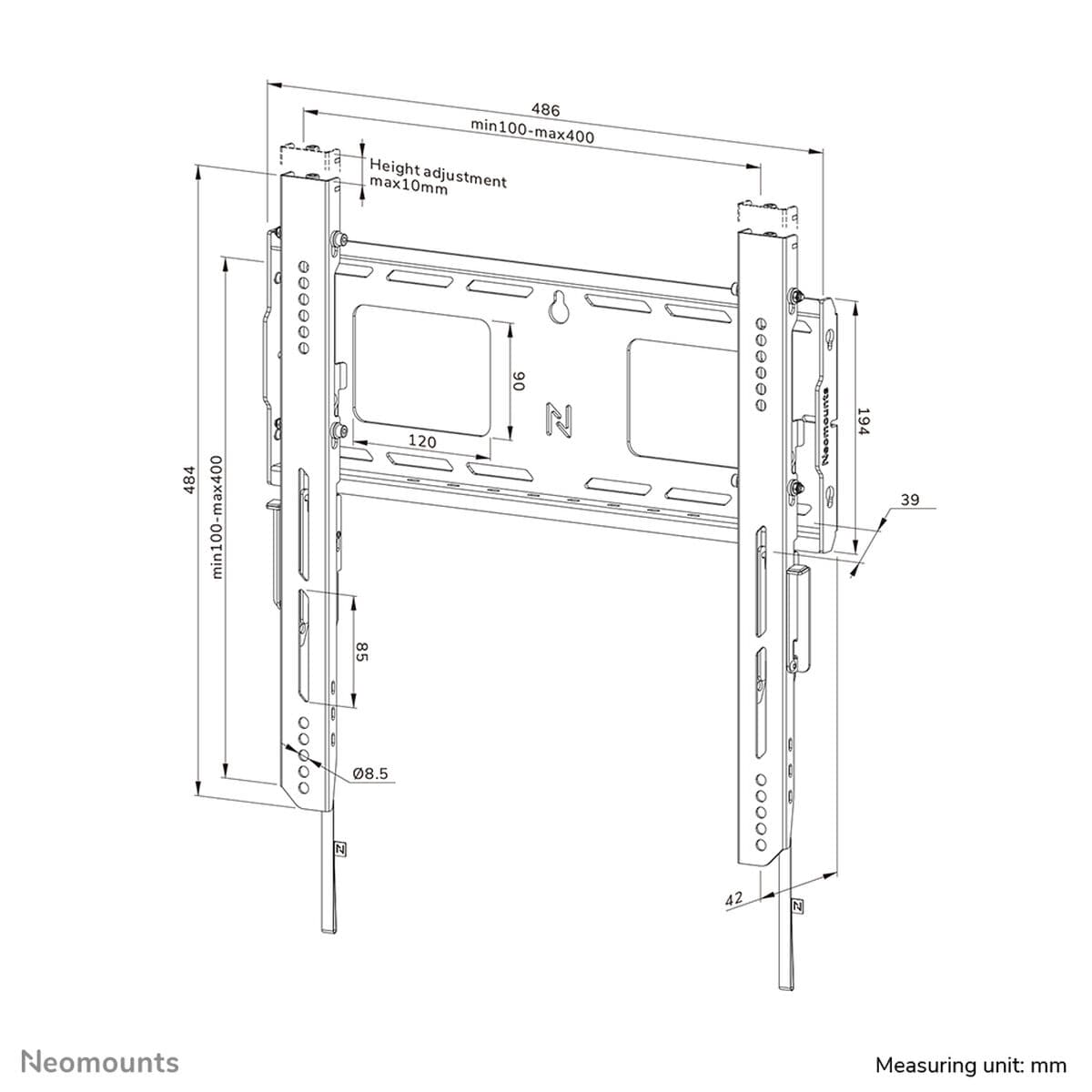 Suporte TV Neomounts WL30-750BL14 32" 75" 100 kg - Image 10