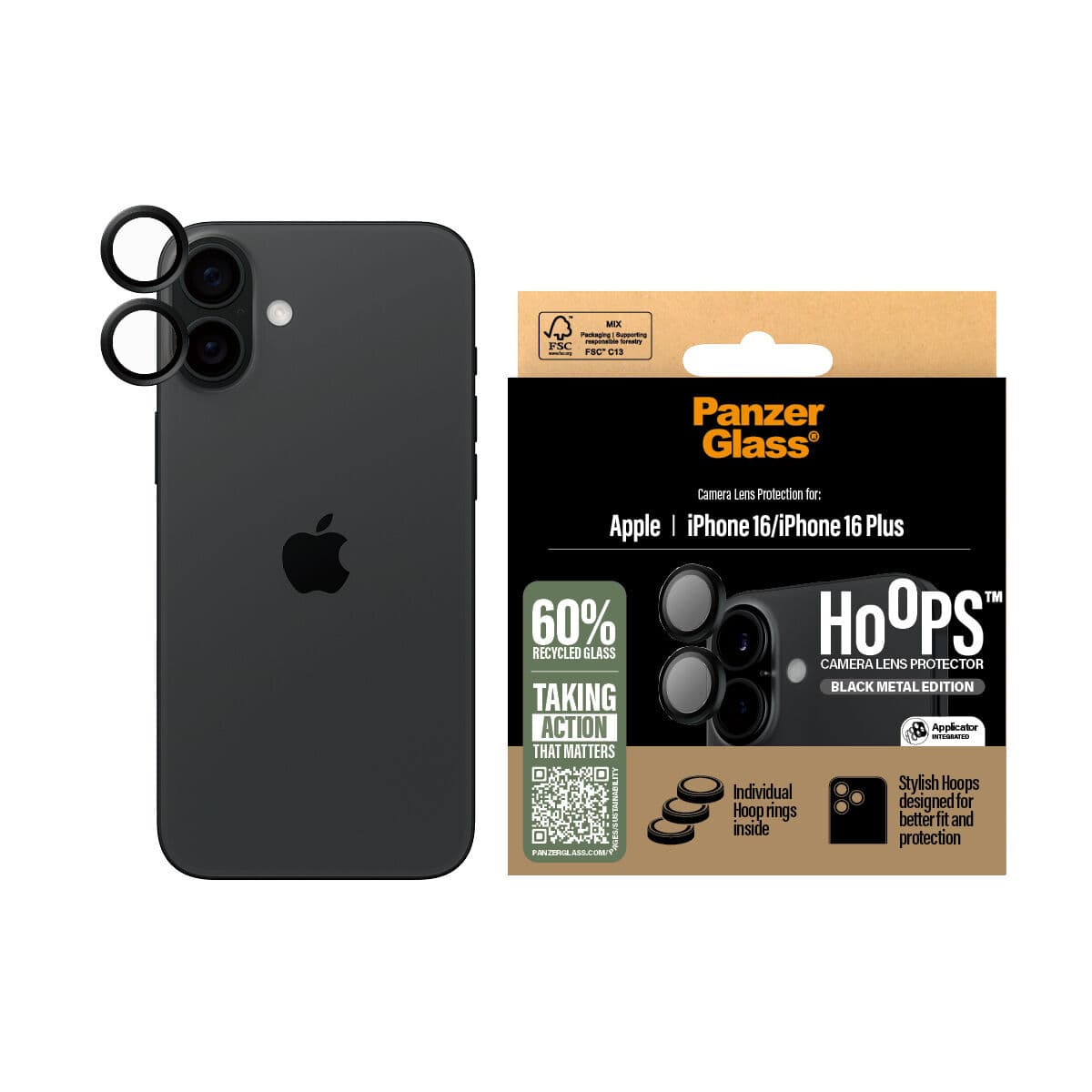 Protetor de ecrã para o telemóvel Panzer Glass iPhone 16 P Apple - Image 3