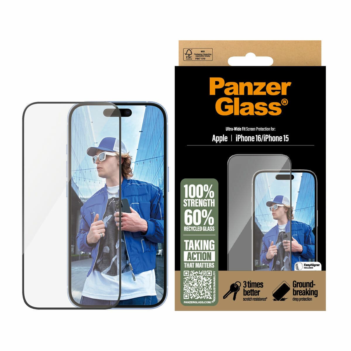 Zaštita za Zaslon Panzer Glass 2861 Apple