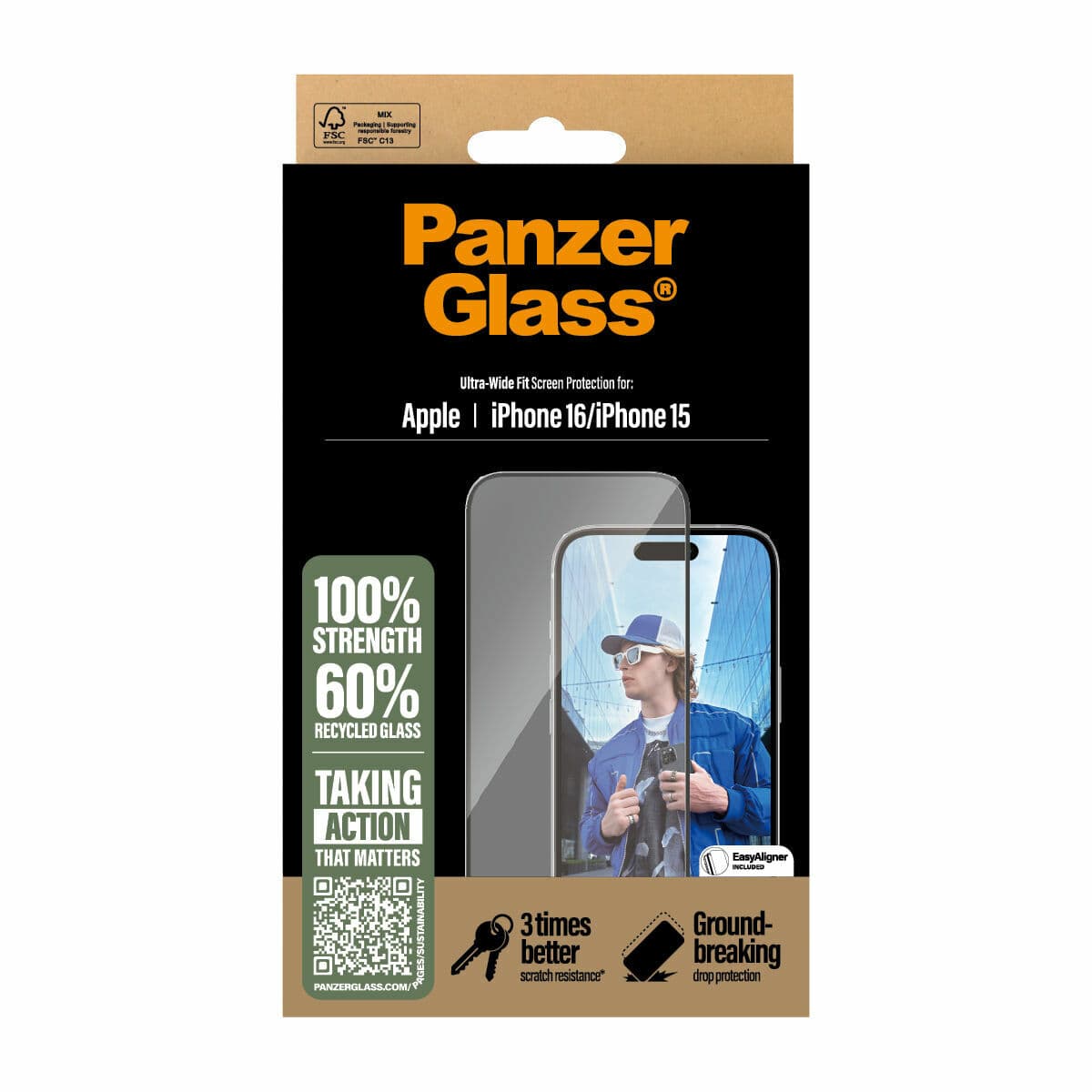 Protetor de Ecrã Panzer Glass 2861 Apple - Image 2