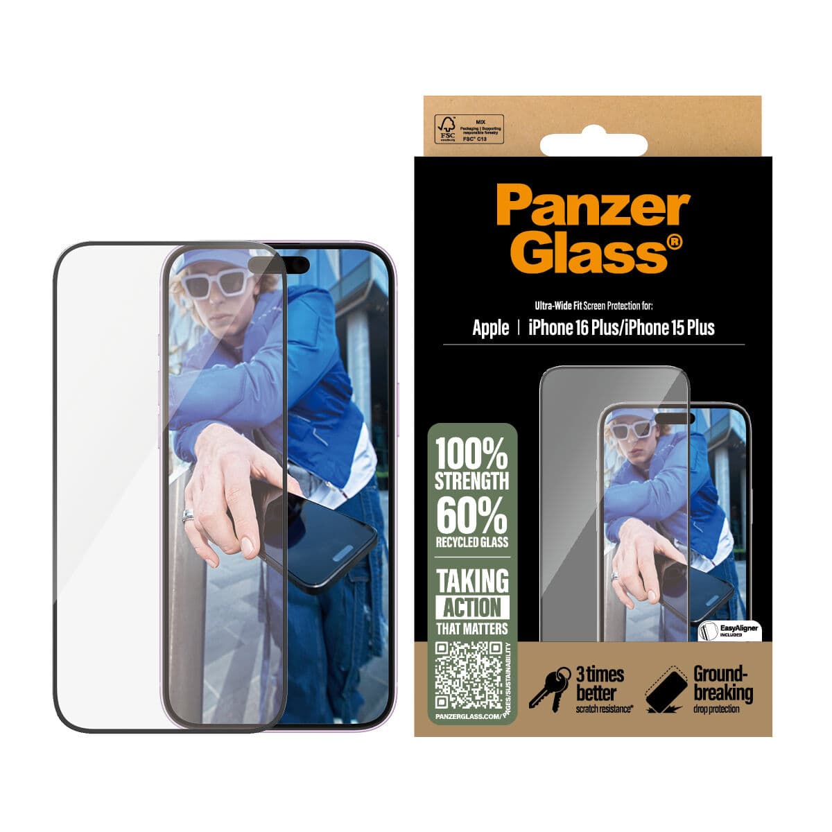 Bildschirmschutz Panzer Glass 2863 Apple - Image 2