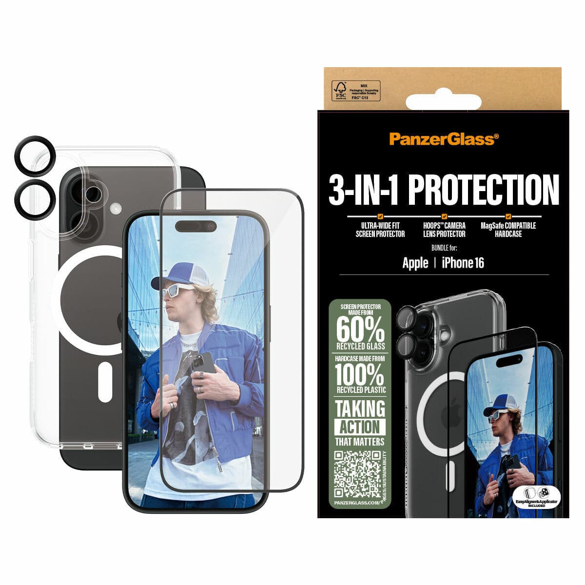 Protection pour téléphone portable Panzer Glass B1291+2861+1283 - Image 3