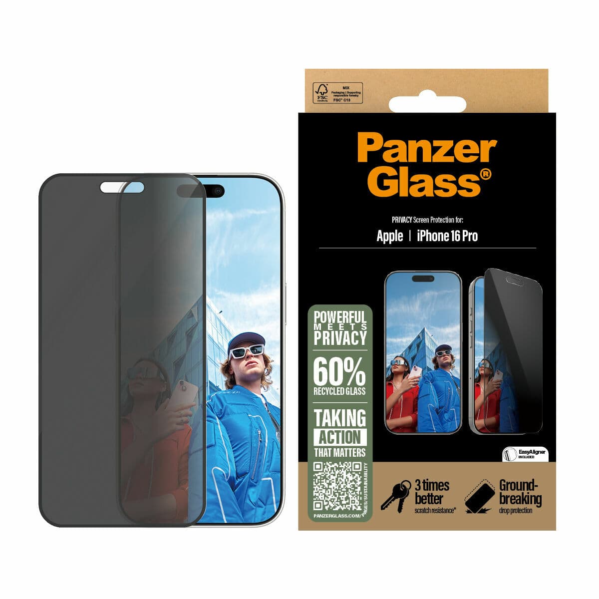Film Protecteur pour Téléphone Portable Panzer Glass P2862 Apple - Image 2